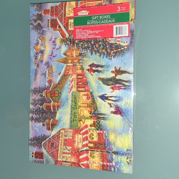 15 Assorted Christmas Gift Boxes 14.25x9.43x1.87 in - New Holiday Bundle - Picture 5 of 9